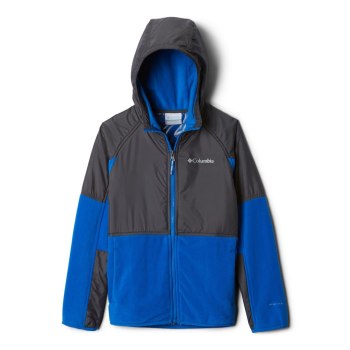Columbia Jakne Za Dječake - Basin Butte Fleece Plave Tamno Sive | UEJT-31690